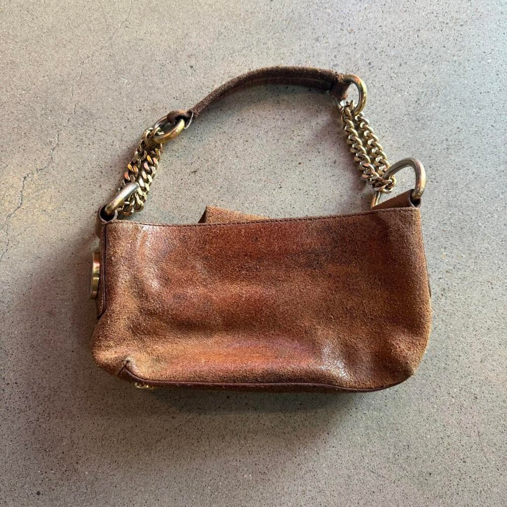 Vintage MAXX Brown Leather Shoulder Bag
